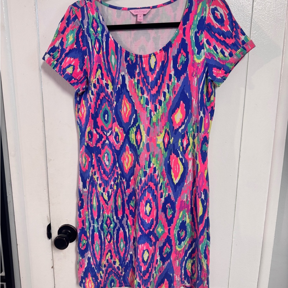 Lilly Pulitzer Tammy Dress size M UPF 50+ Neon color